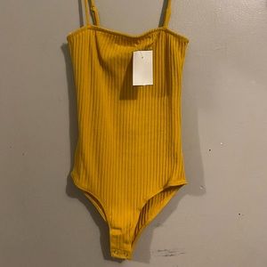NEW YELLOW BODYSUIT